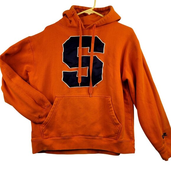 Other - Syracuse University Orange Hood Sweatshirt Blue S Chest Logo Cuse Sleeve Medium